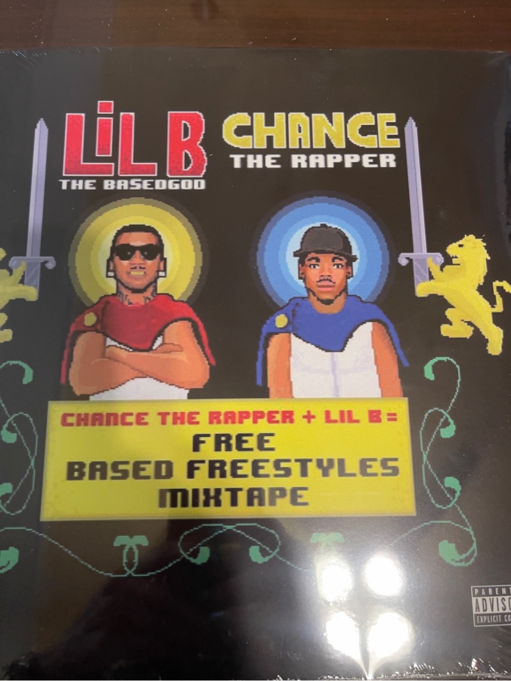 CHANCE THE RAPPER LIL B FREE BASED FREESTYLES MIXTAPE 2/LP COLORED VINYL SEALED!